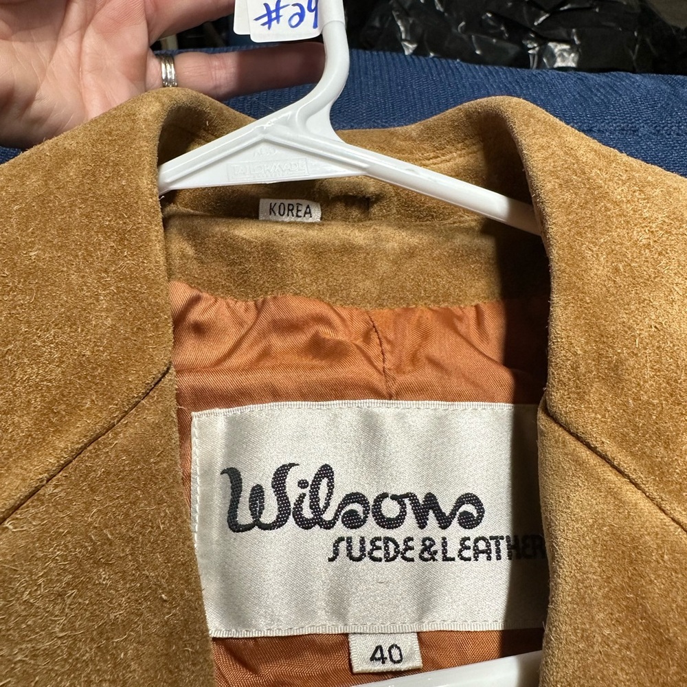 Tan Suede Men's Jacket - Picture 2 of 4